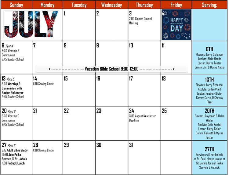 calendar